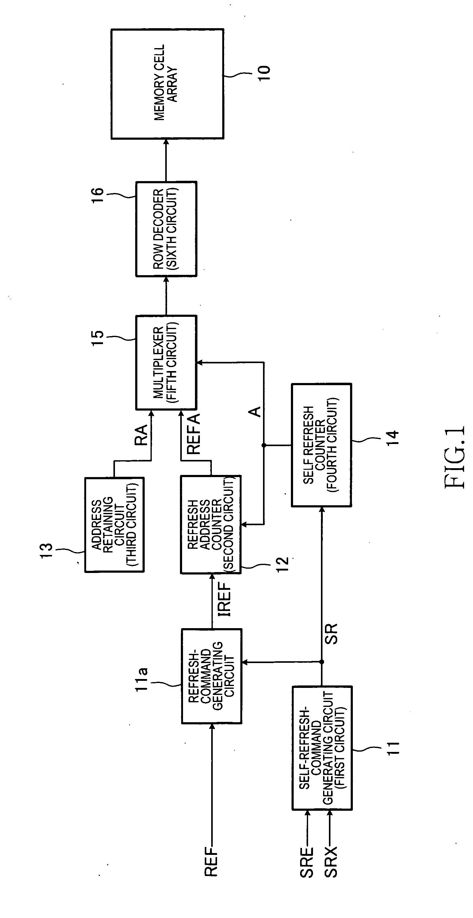 Semiconductor device including memory cells that require refresh operation