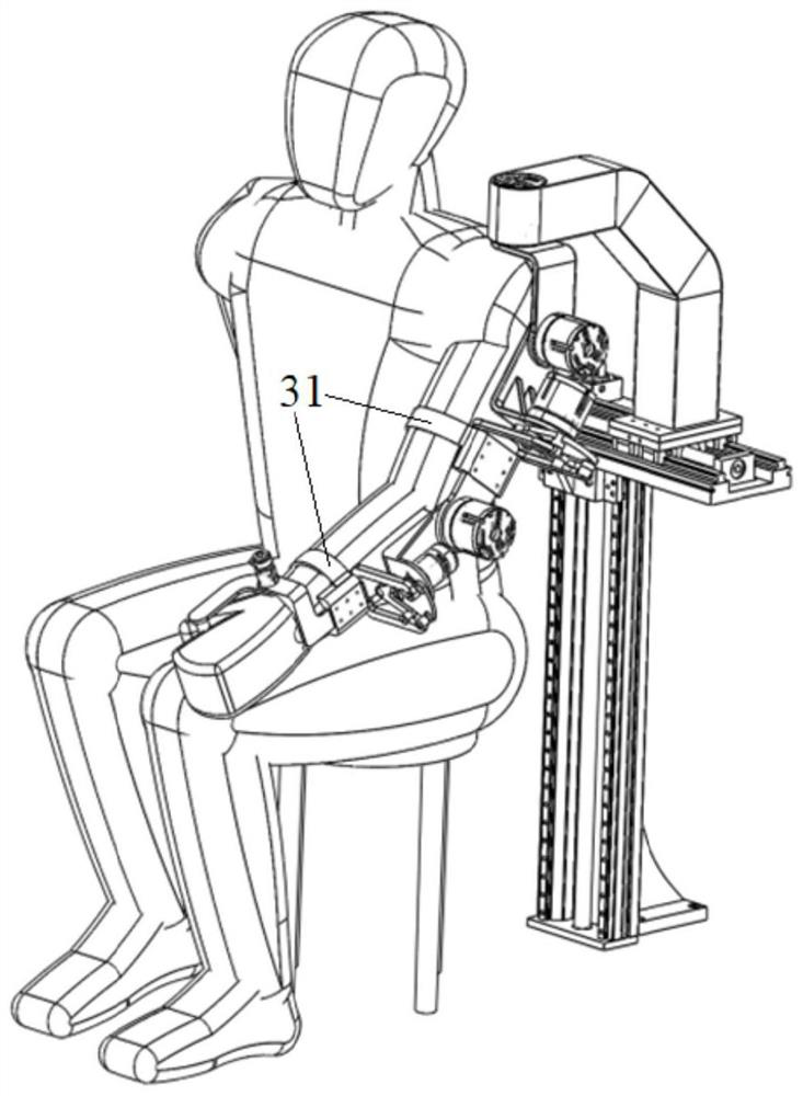 Upper limb rehabilitation robot system and robot control method and device