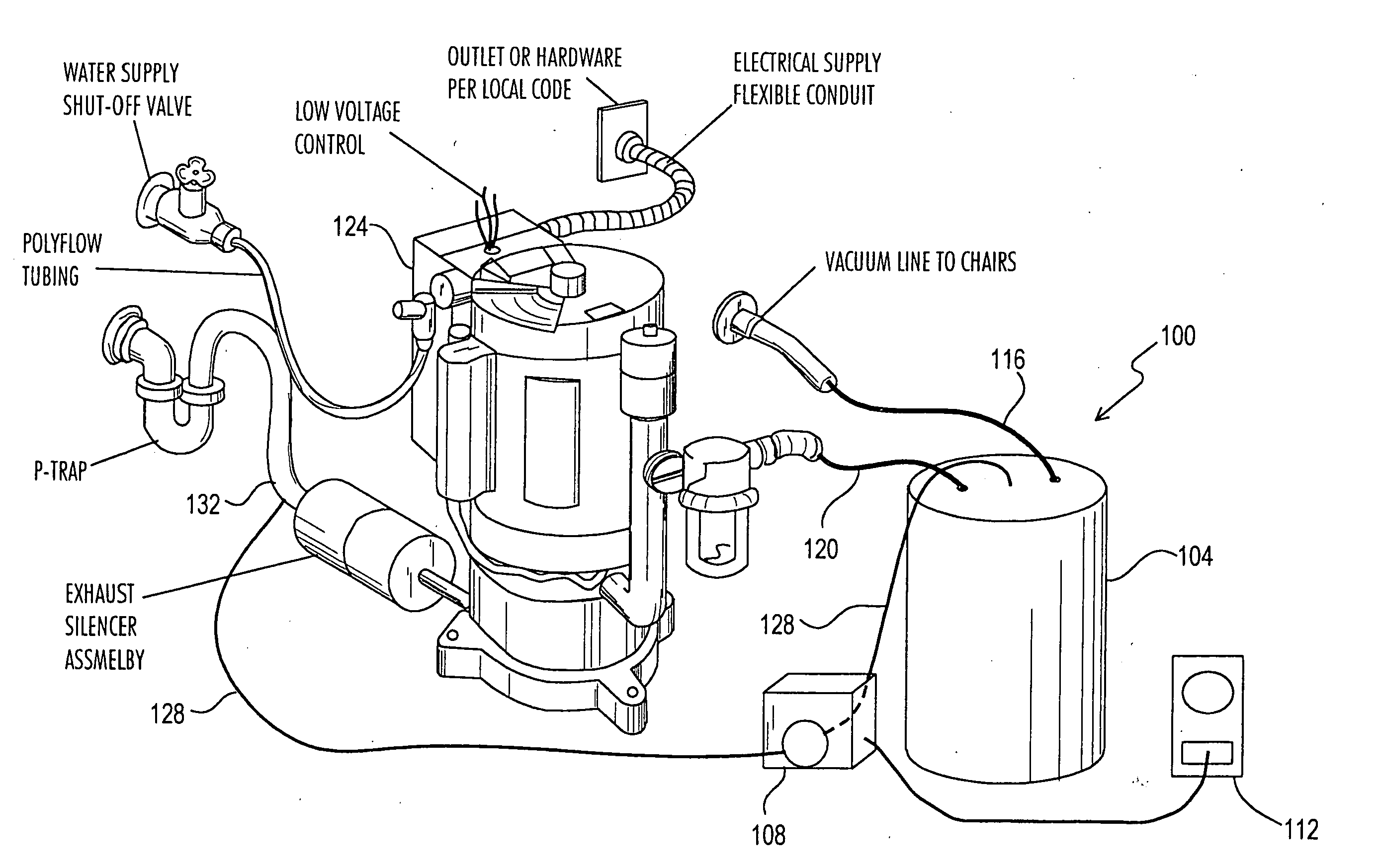 Apparatus and method for removing mercury and mercuric compounds from dental effluents