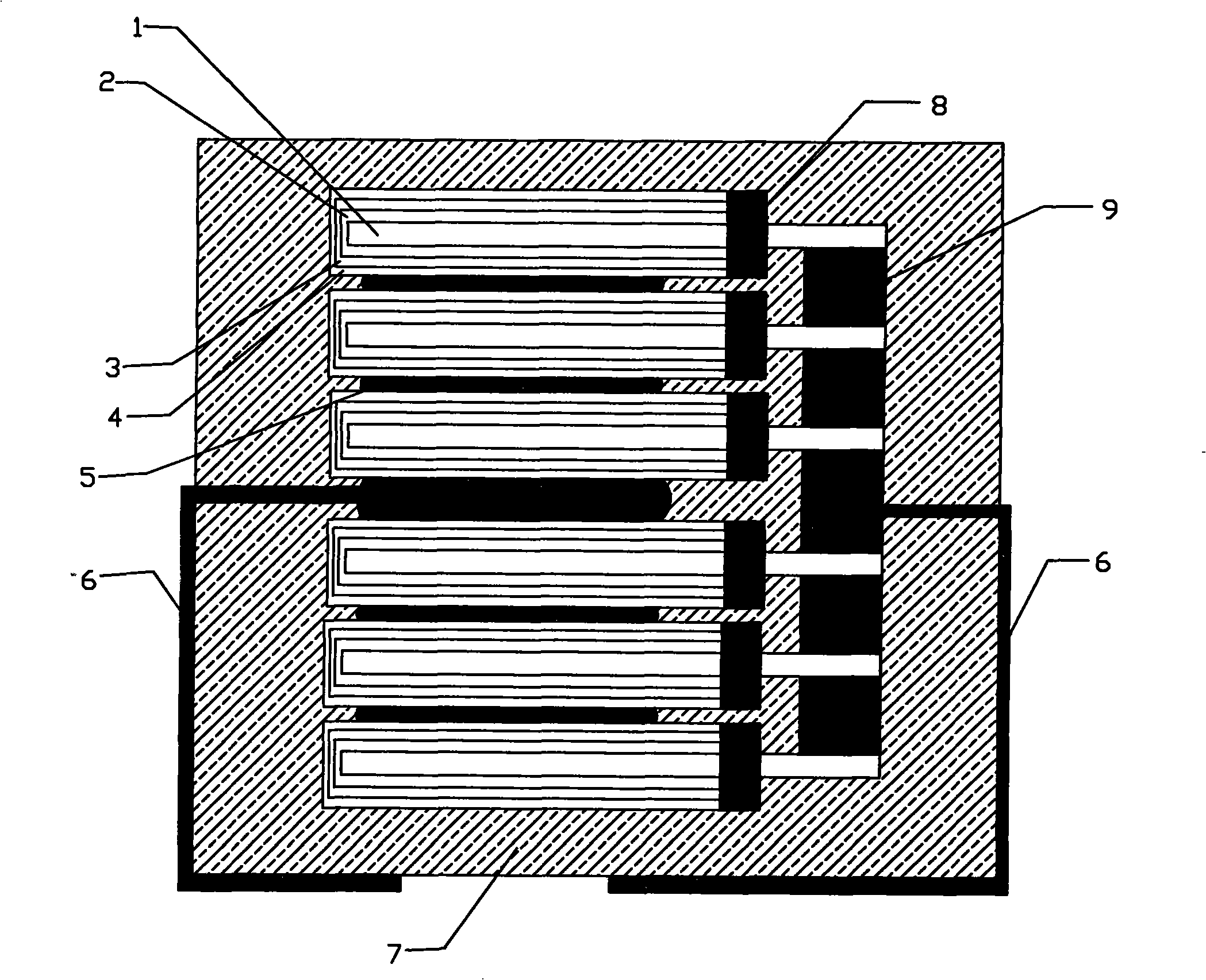 Packaging technique for solid electrolyte capacitor