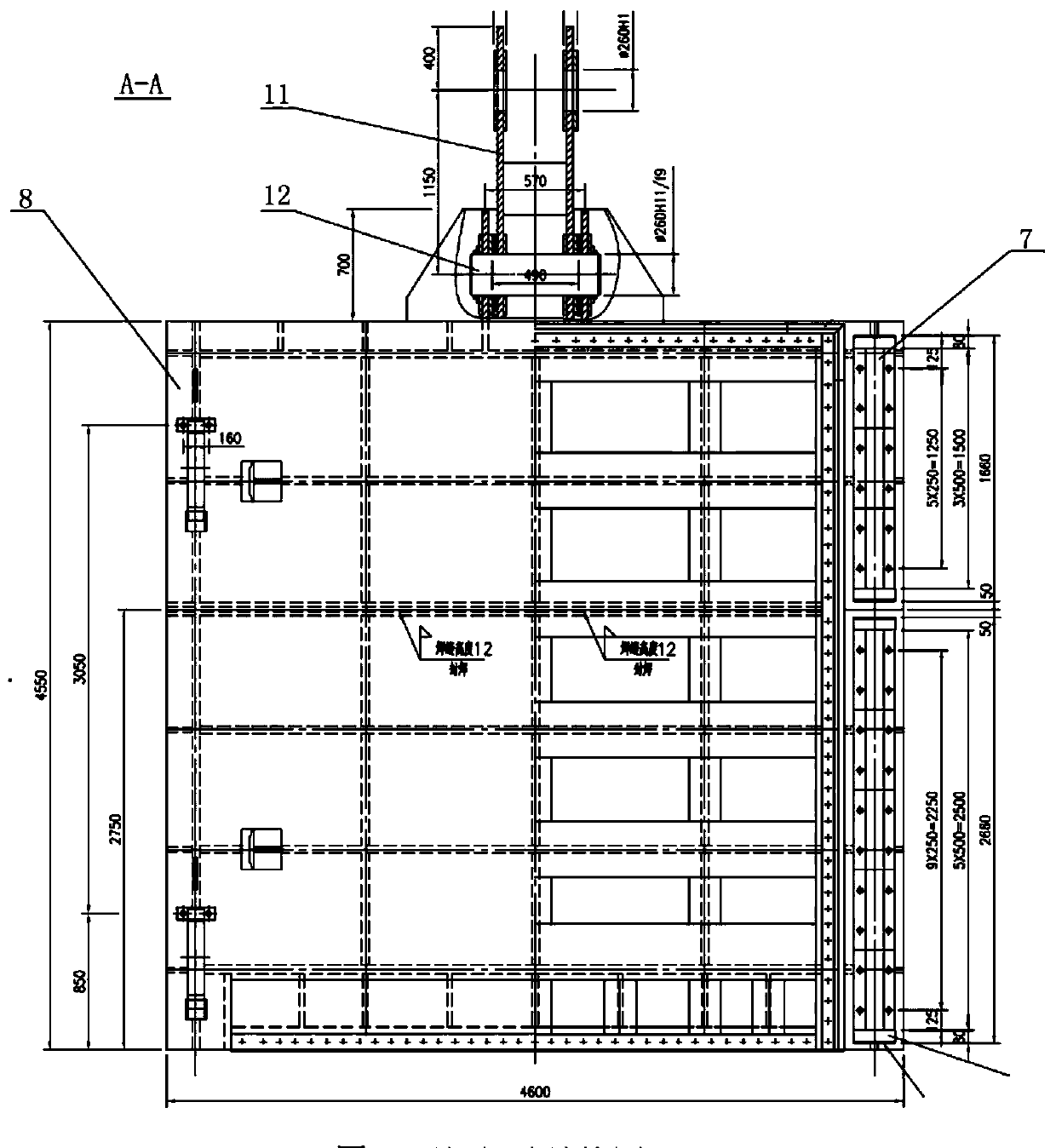 Integral hoisting method for hydraulic cylinder in limited space