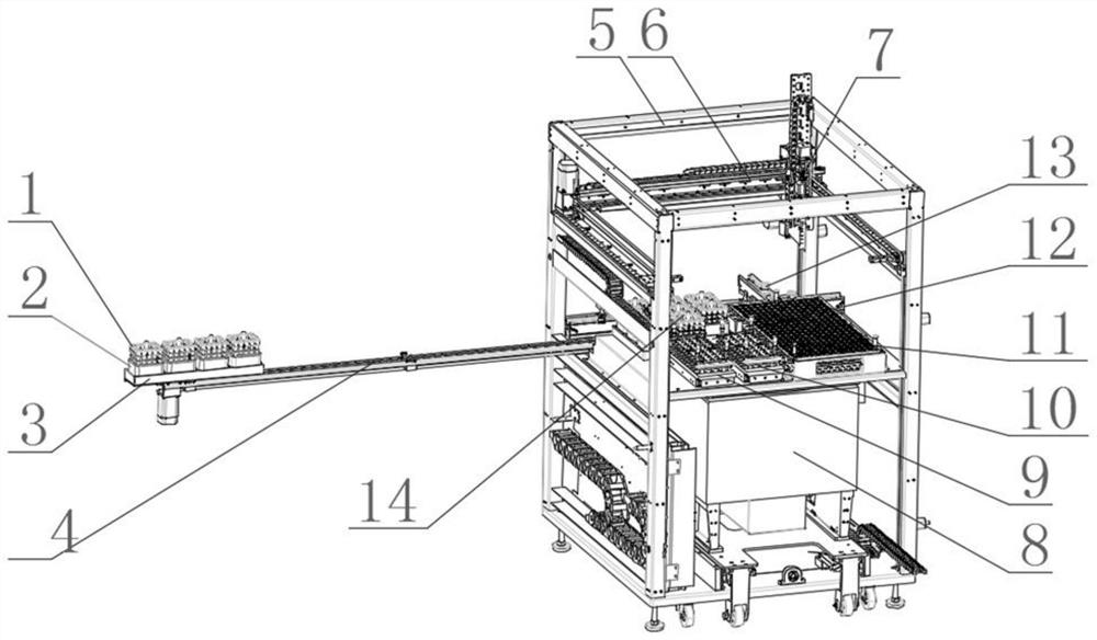 Sample centrifugal management system and method for intelligent laboratory