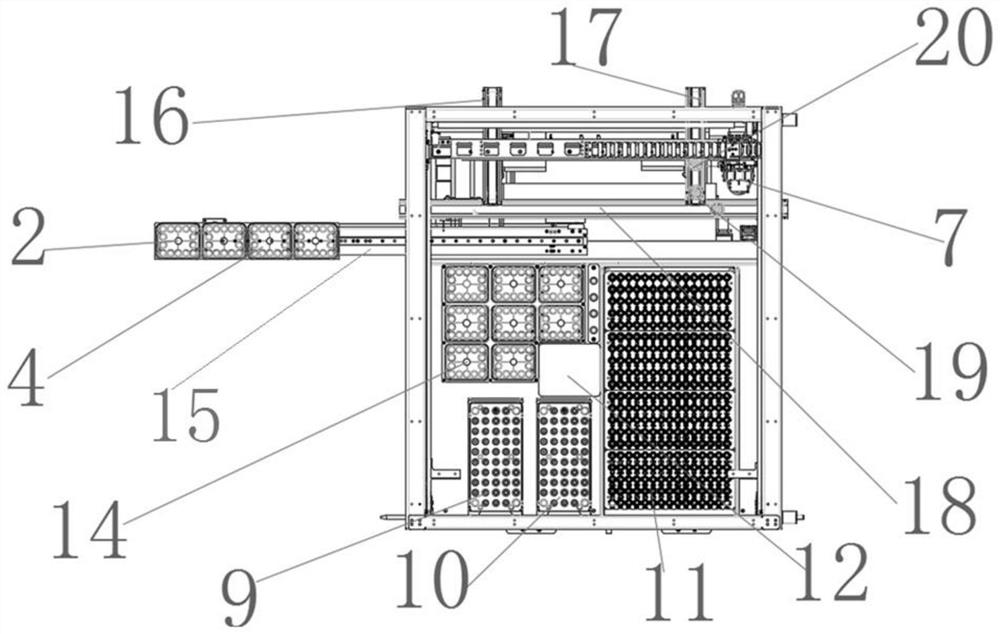 Sample centrifugal management system and method for intelligent laboratory