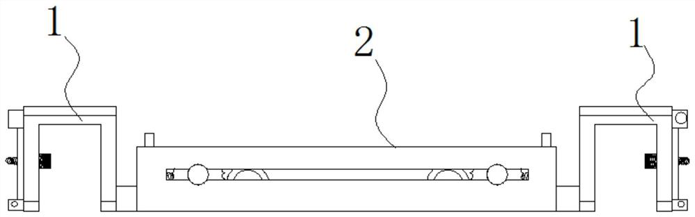 Support structure for hybrid SSD