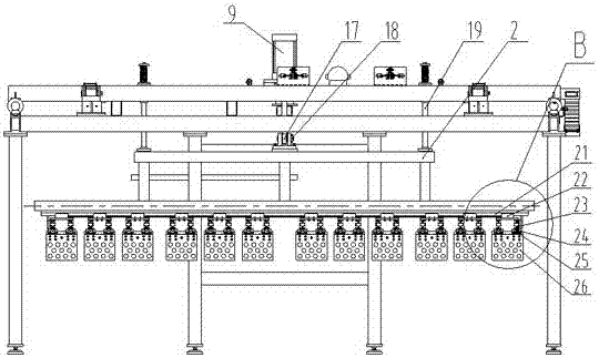 A kind of porous sintered brick automatic billet separating machine and its billet separating method