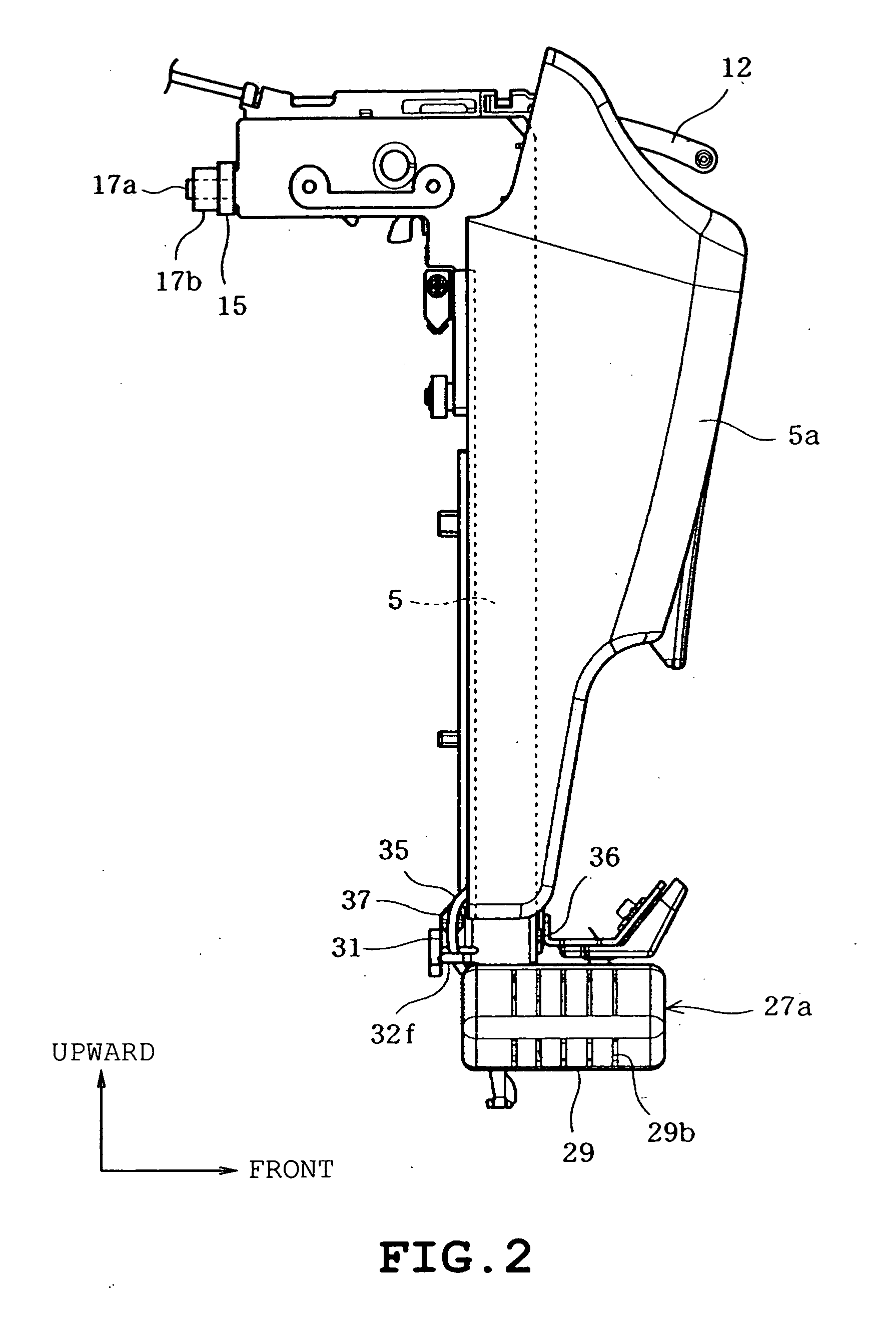 Illumination device for multineedle sewing machine and the multineedle sewing machine