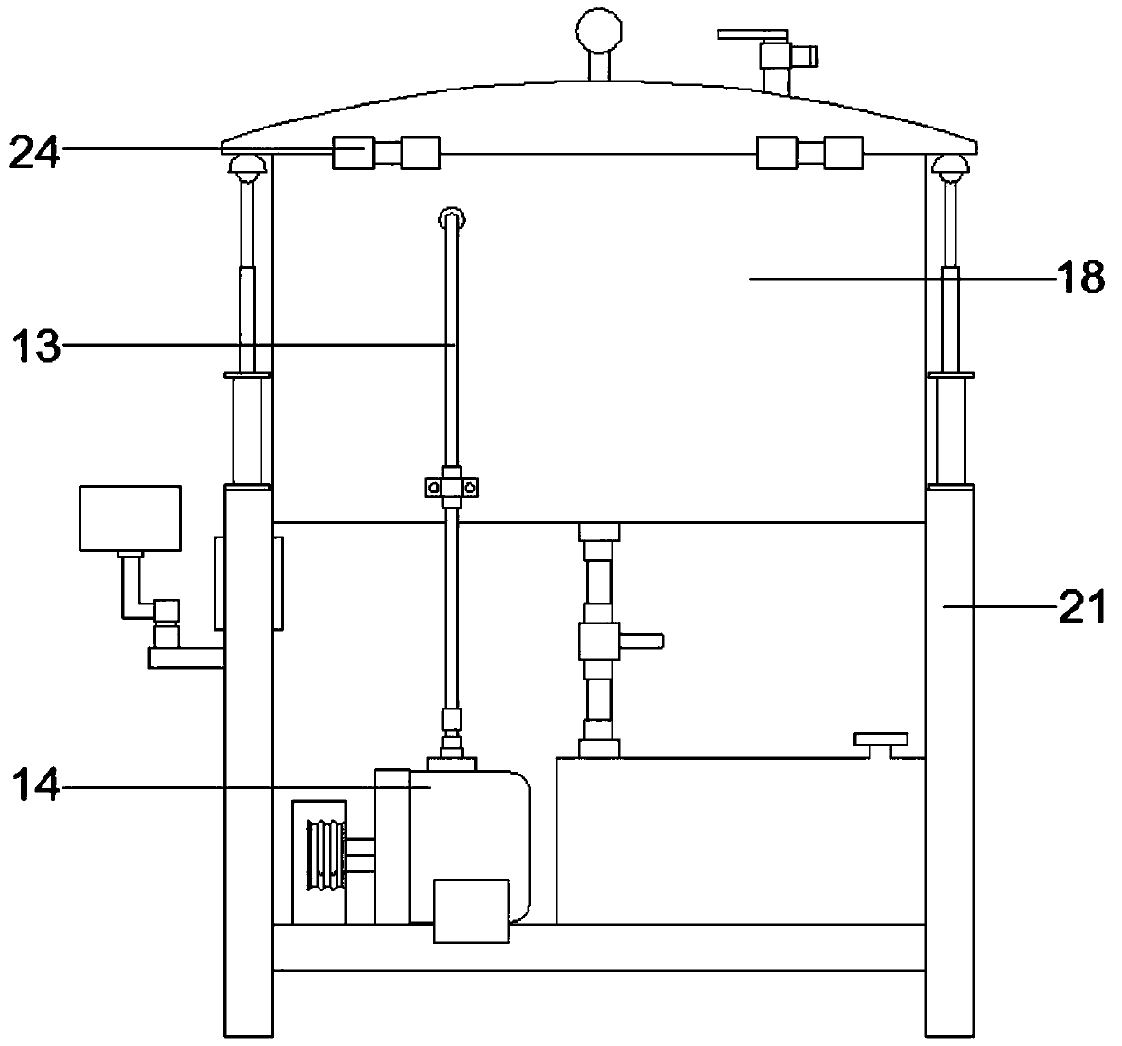 A high-frequency transformer automatic vacuum impregnation machine and its working method