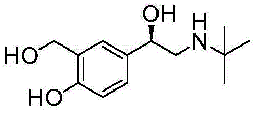 Asymmetric preparation method for (R)-salbutamol hydrochloride