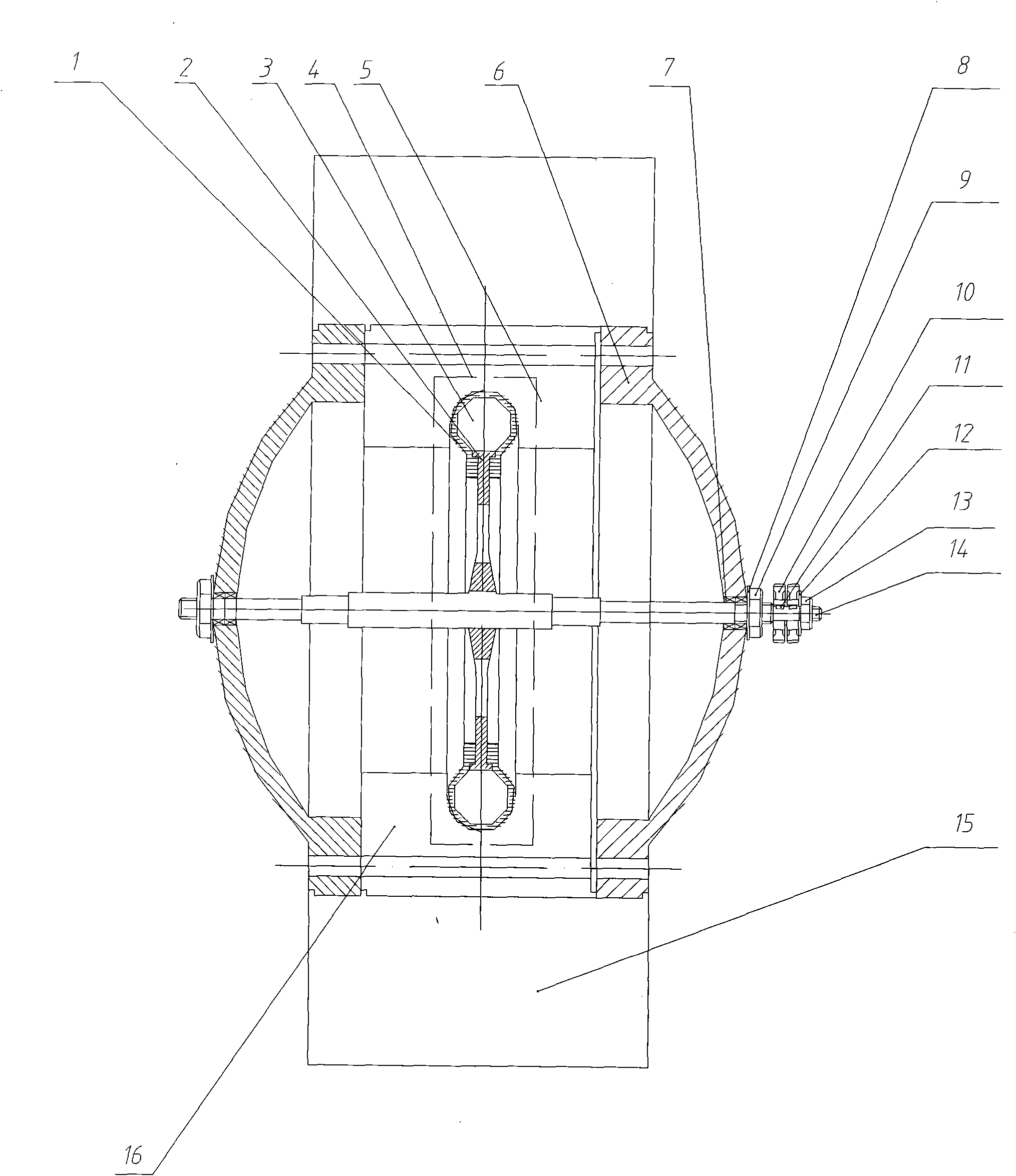 Circularly moving piston internal combustion engine