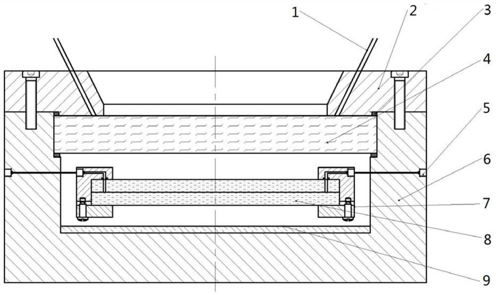 Apparatus and method for visual seepage experiment