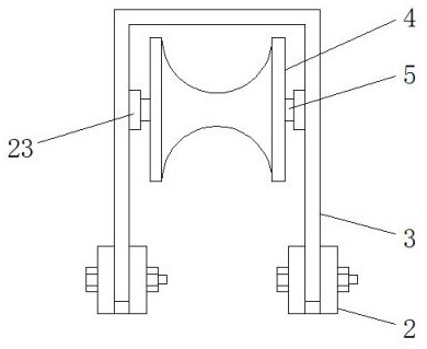 Electric power line stringing device for constructional engineering