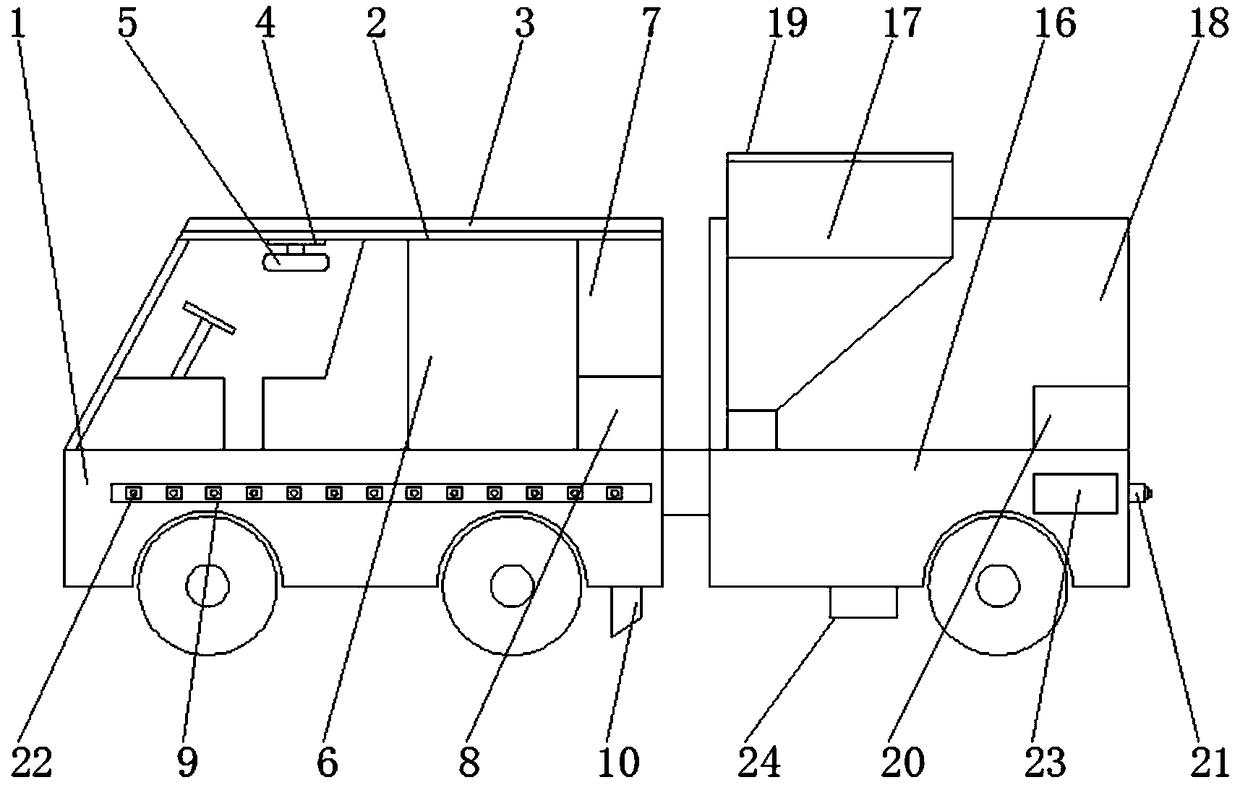 High-practicability seeding machine for greening construction of municipal engineering