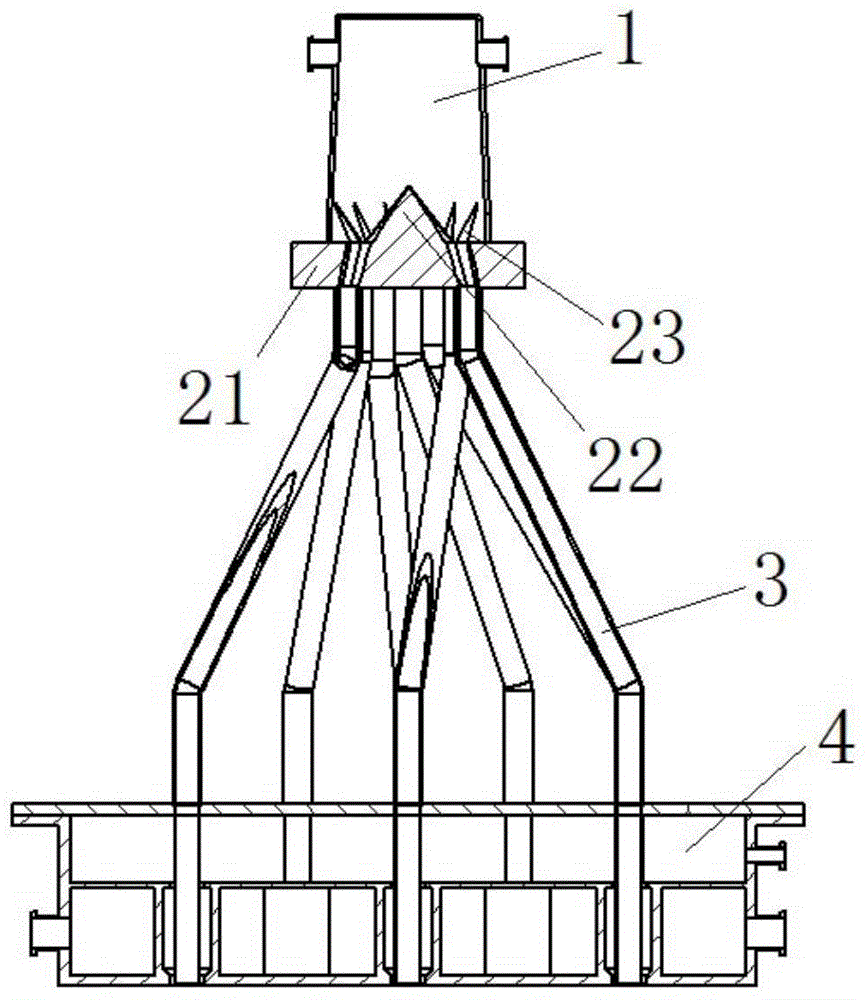 Gasification nozzle and gasifier