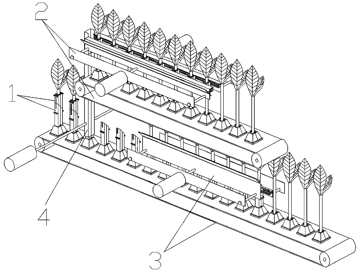 Aseptic tobacco seedling grafting equipment