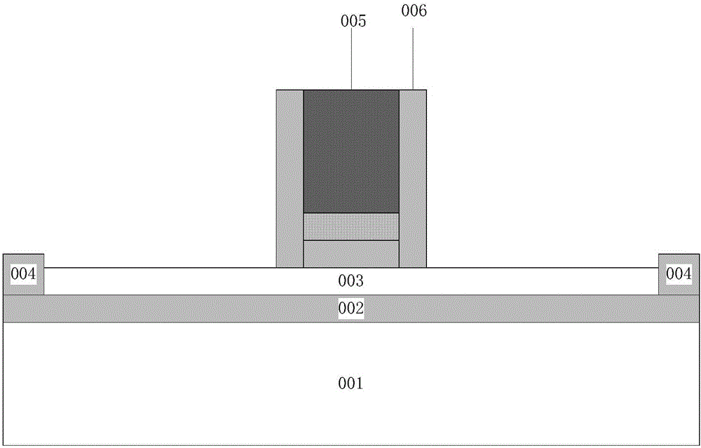 Manufacturing method for metal oxide semiconductor field effect transistor