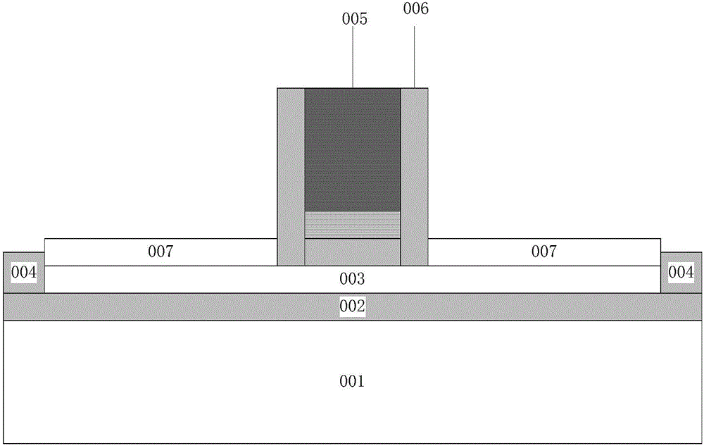 Manufacturing method for metal oxide semiconductor field effect transistor