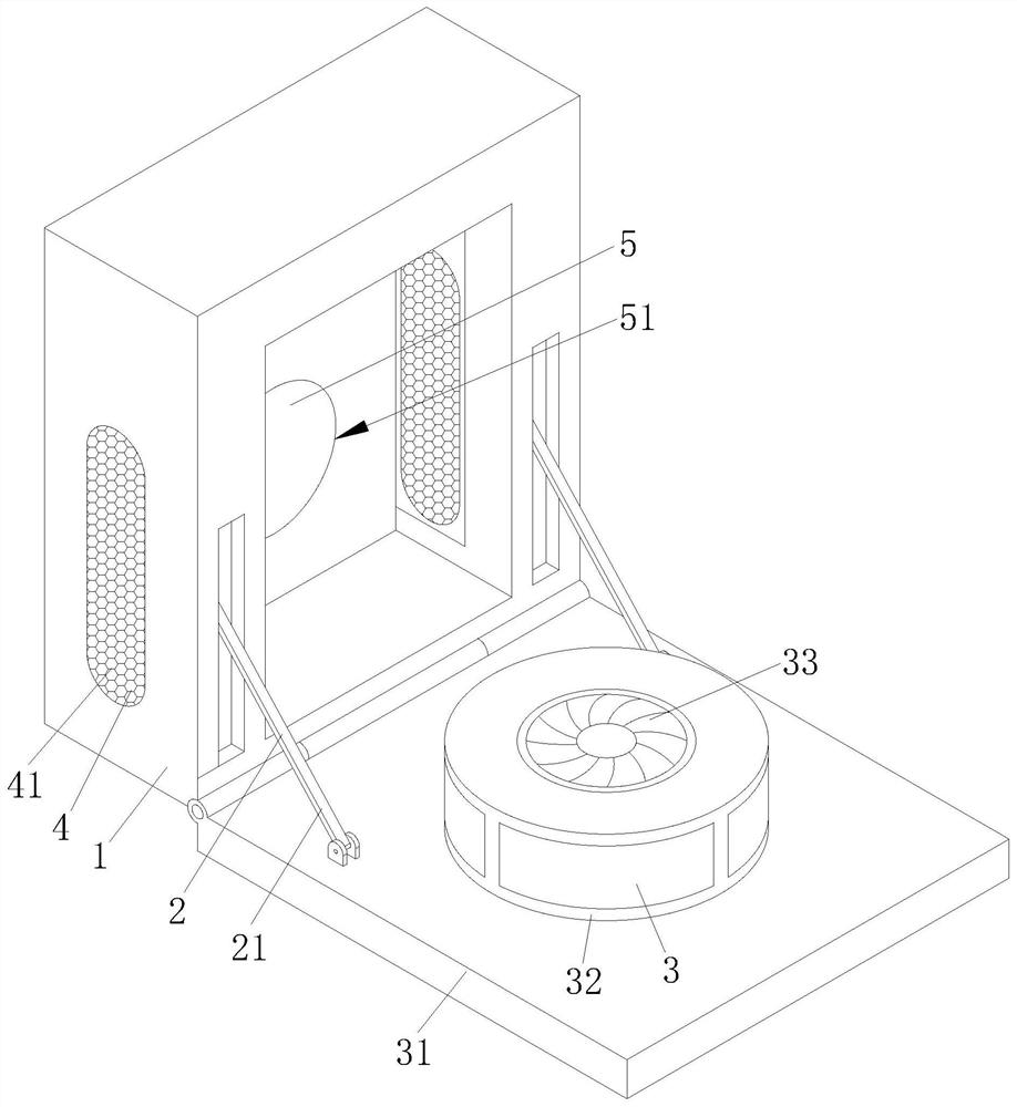 Cleaning assembly for indoor air purification device ventilation pipeline