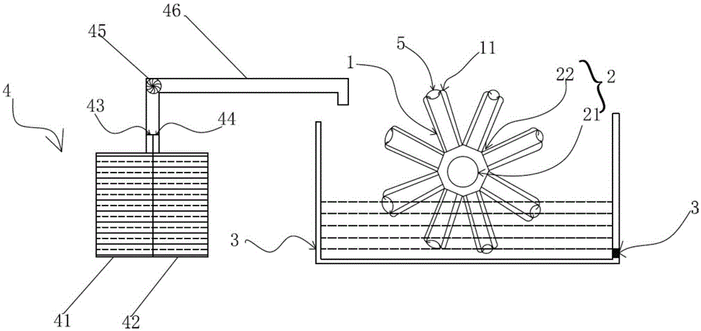 Test tube automatic fluid filling and double-cleaning device