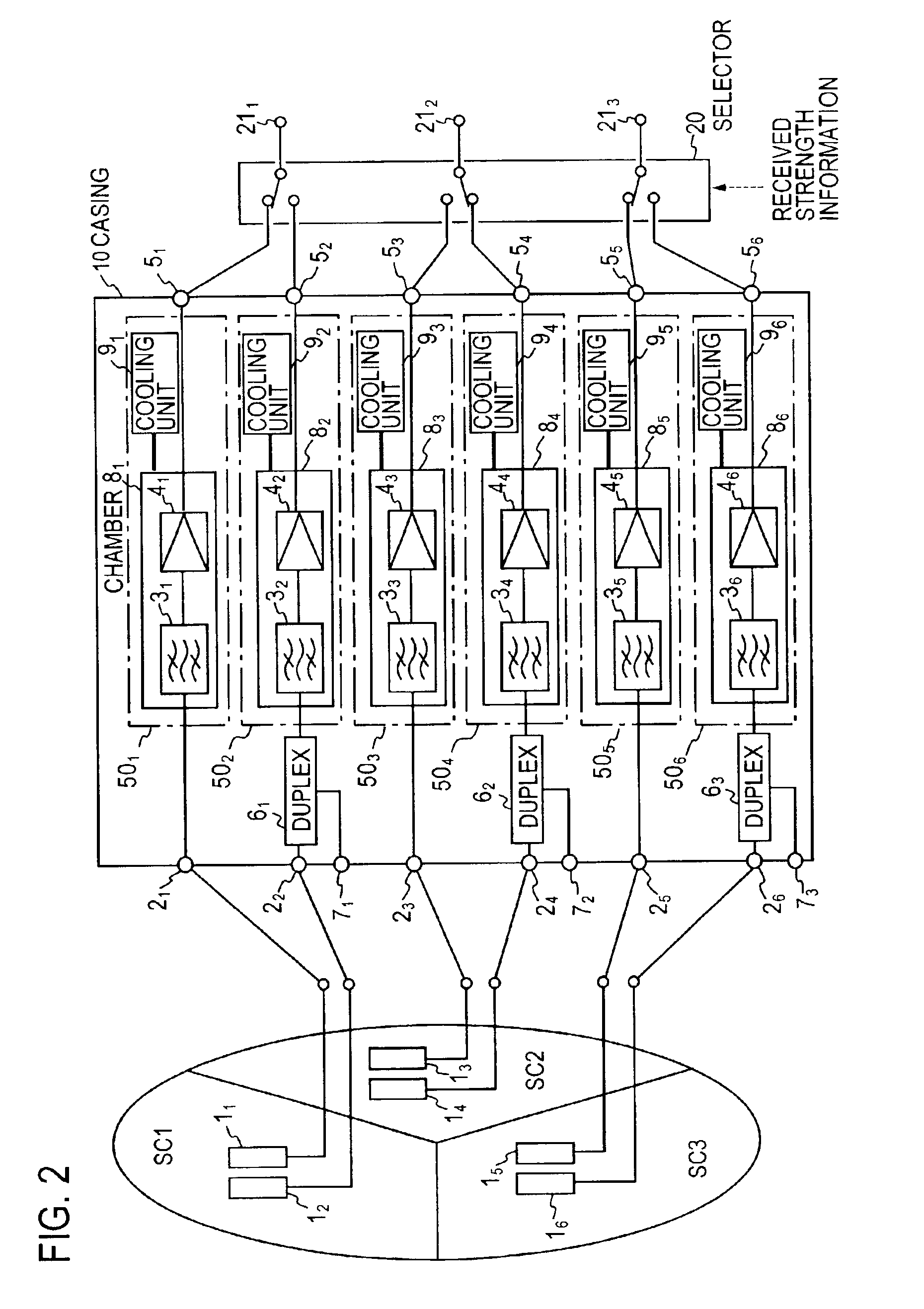 High-sensitivity wireless receiving device and high-frequency unit used therefor