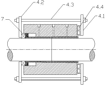 CPP shafting hydraulic coupling dismounting method