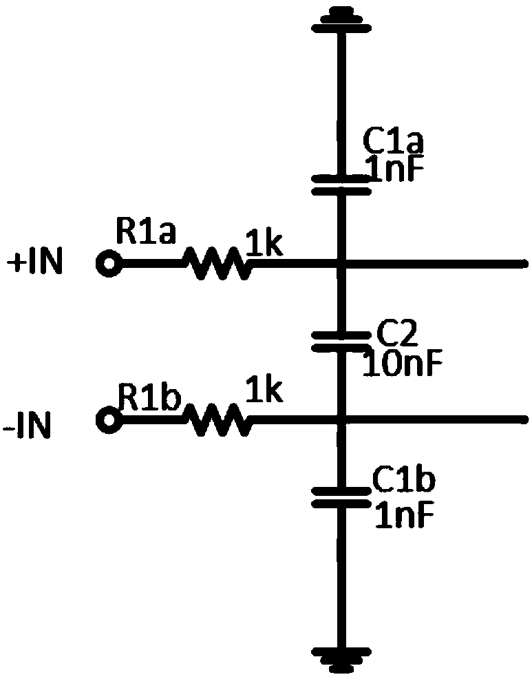 Weak current detecting circuit of nitrogen-oxygen sensor