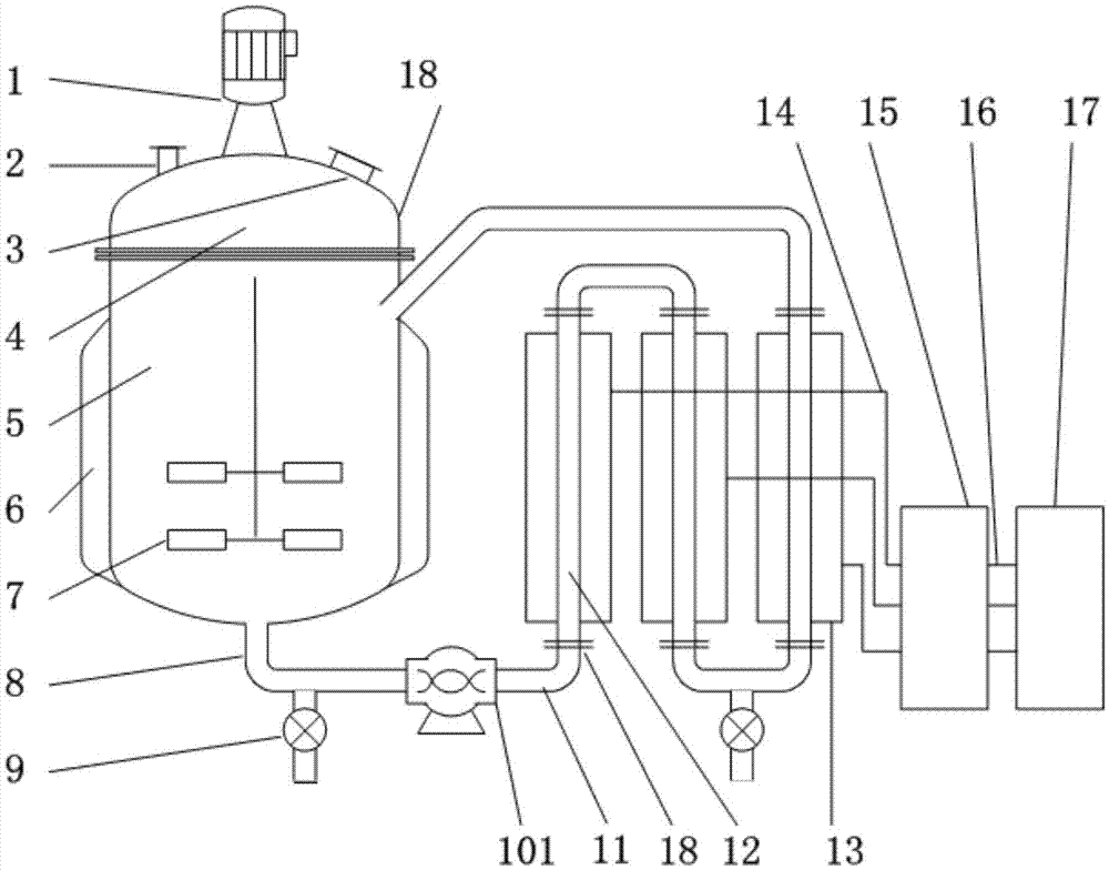 Device for hydrothermal preparation of powder materials