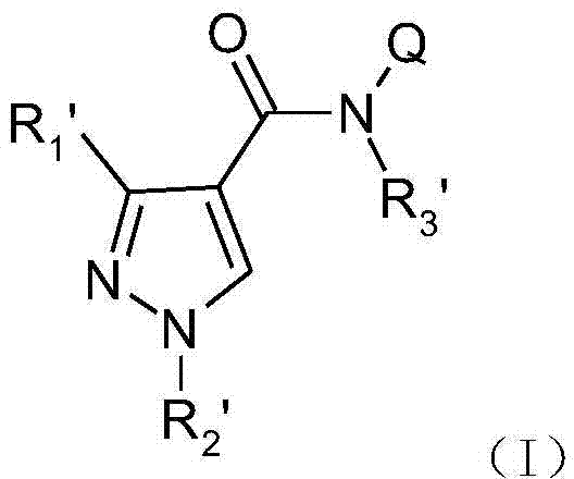 A class of phenylpyrazole amide derivatives, its preparation method and application