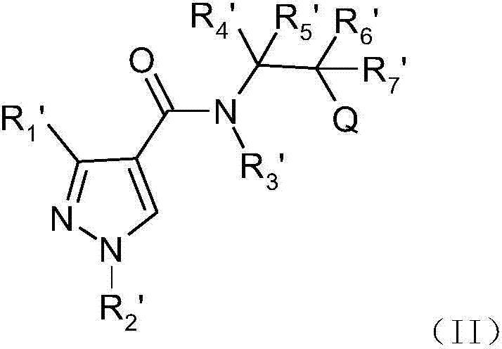 A class of phenylpyrazole amide derivatives, its preparation method and application
