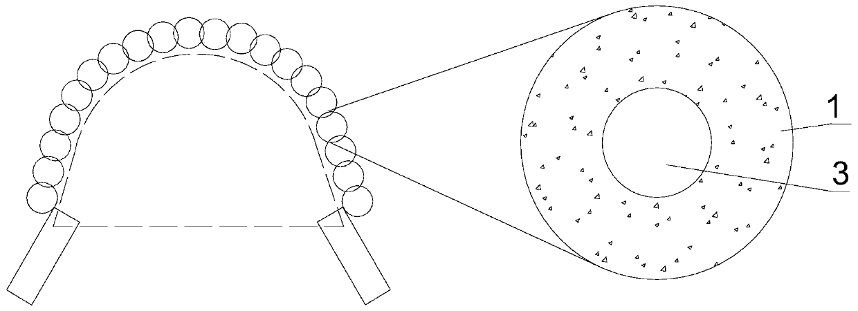 Strength test method for jet grouting reinforcement coal body