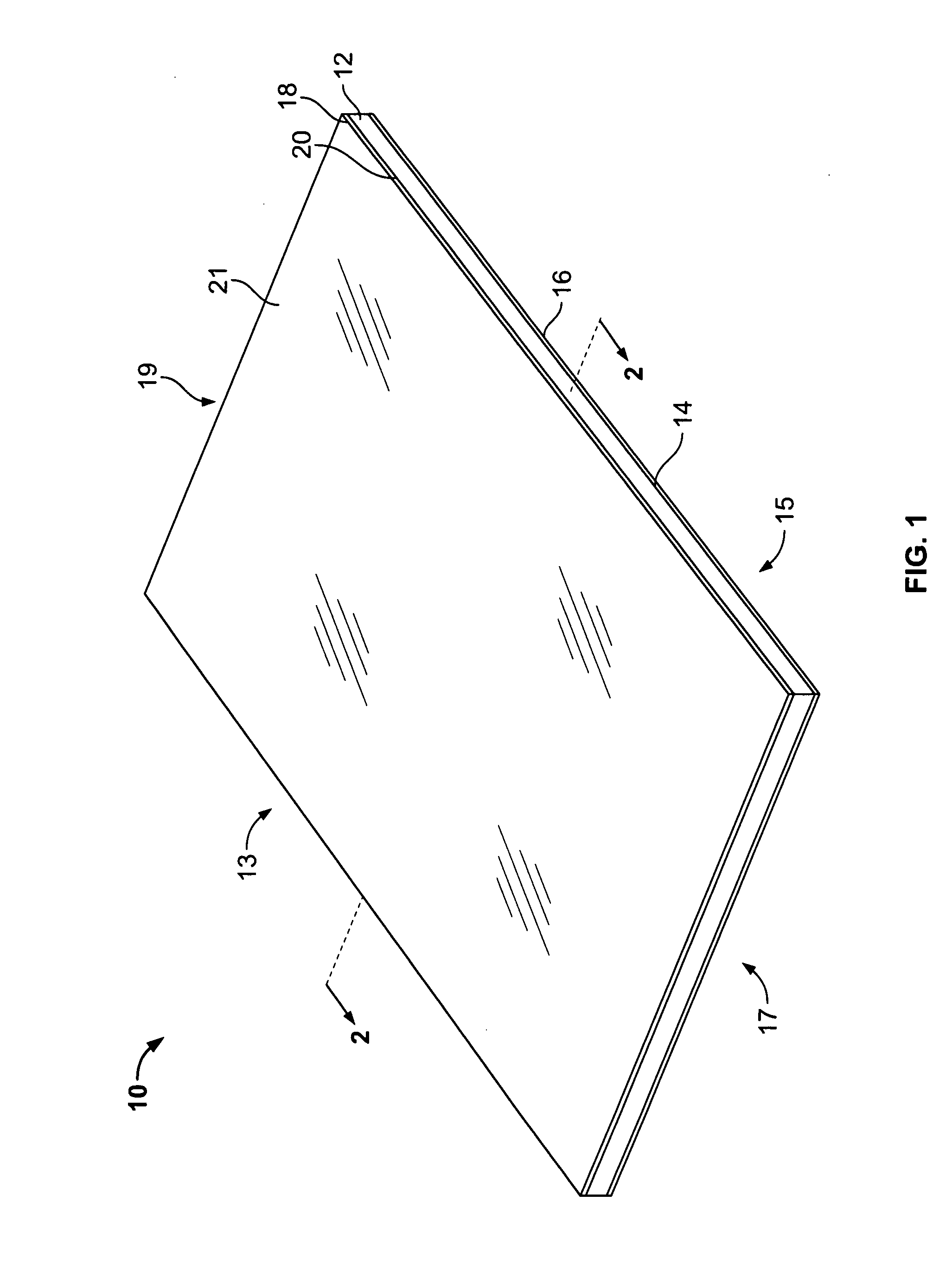 Touchscreen using oriented microscopic linear conductive elements