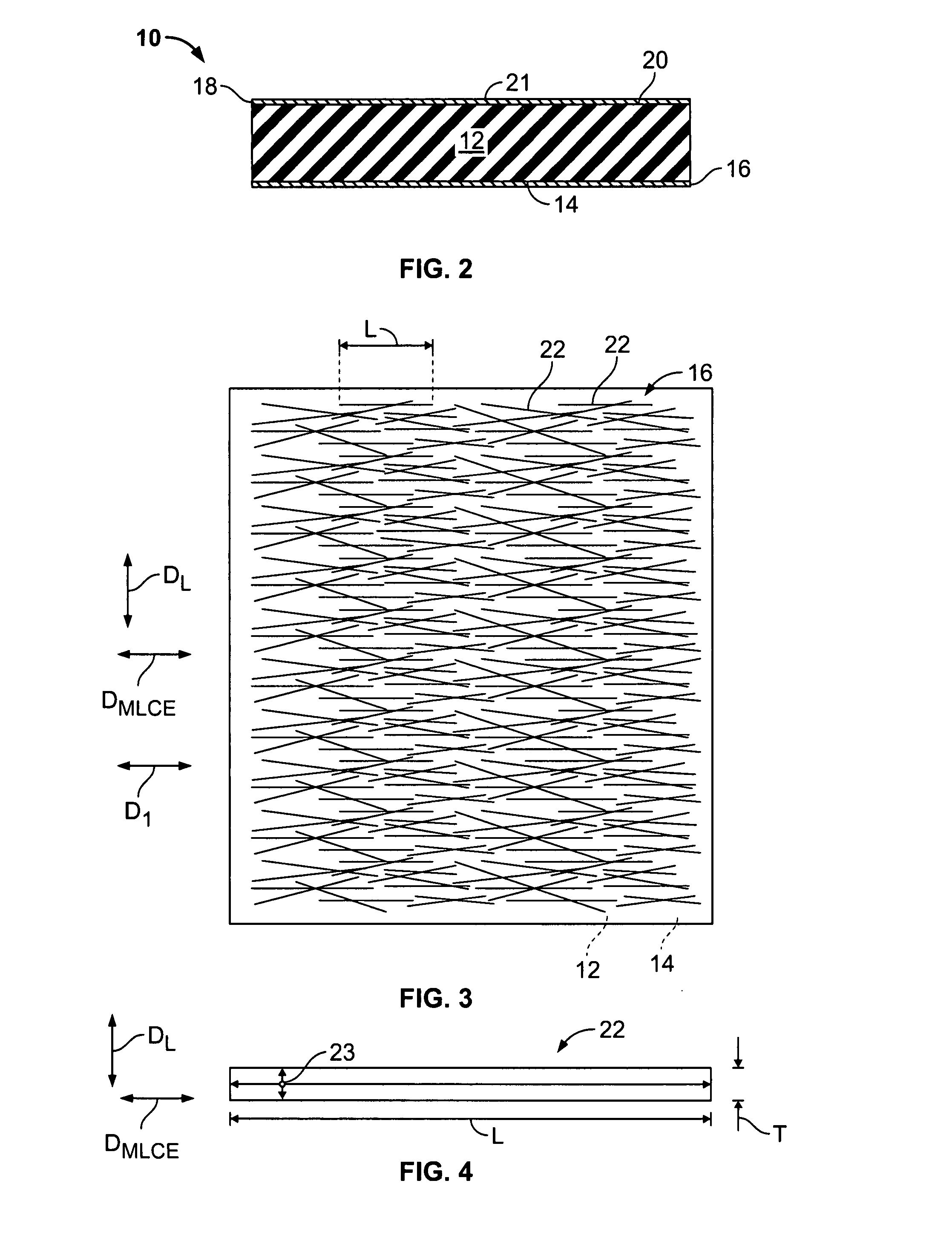 Touchscreen using oriented microscopic linear conductive elements