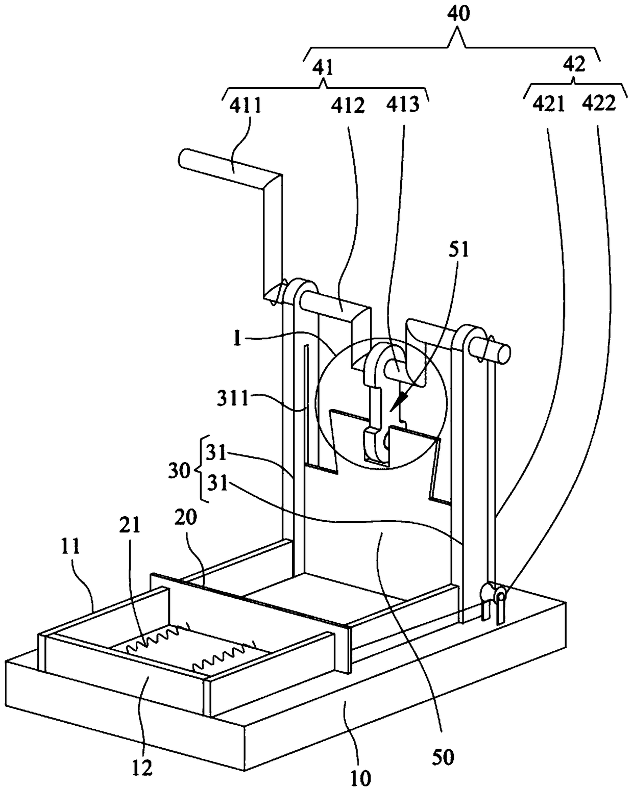 Manual vegetable cutting device
