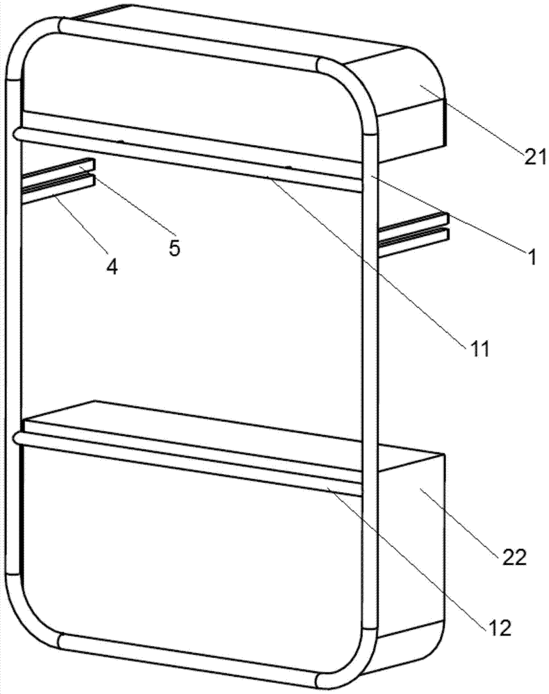 A car front back rolling garbage collection device and using method thereof