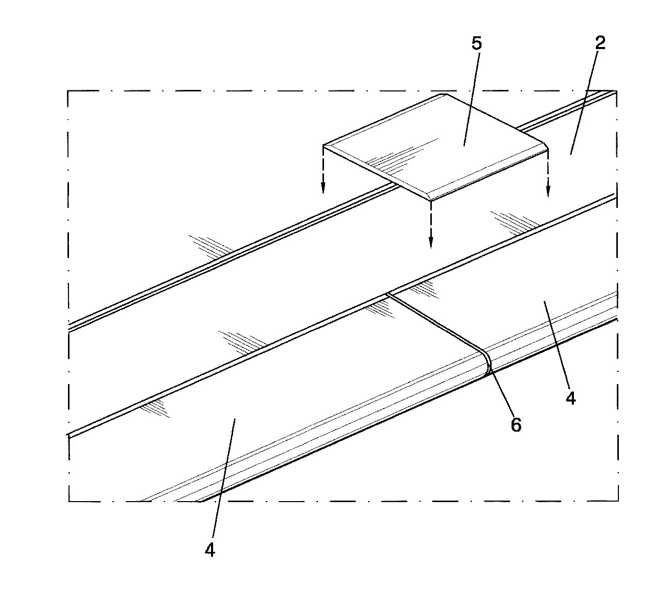 Corner segments used to attach body skin