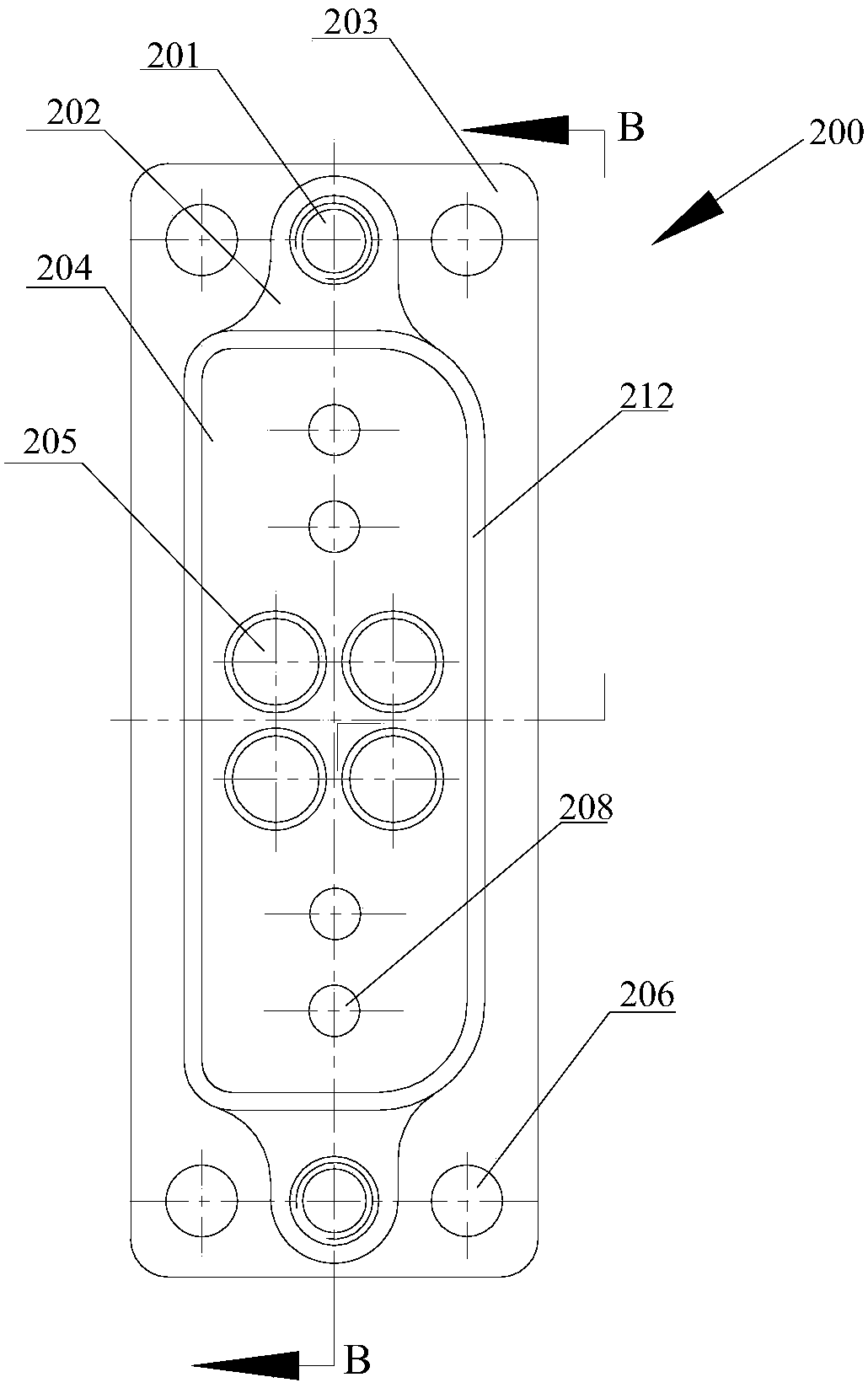 Rectangular multi-core mixed connector