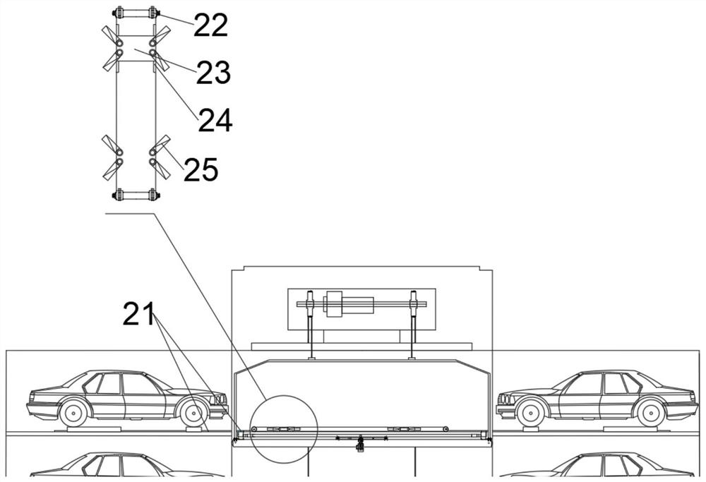 Three-dimensional parking garage for mixed parking of automobiles and bicycles