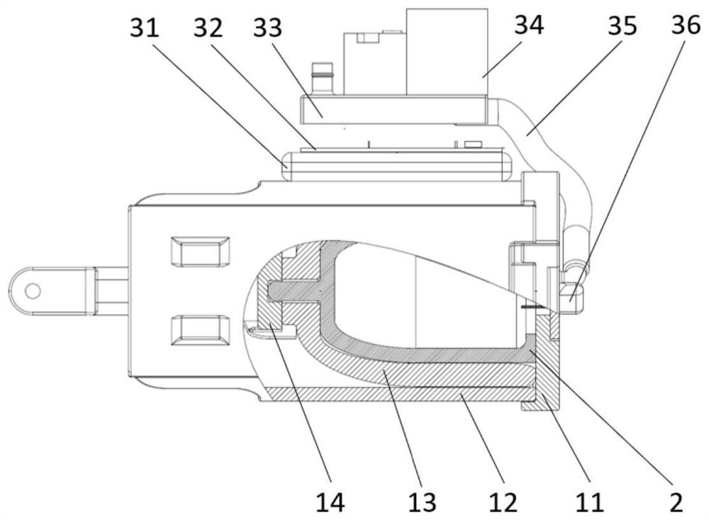 Rigid-flexible coupling fire blast driver and driving method