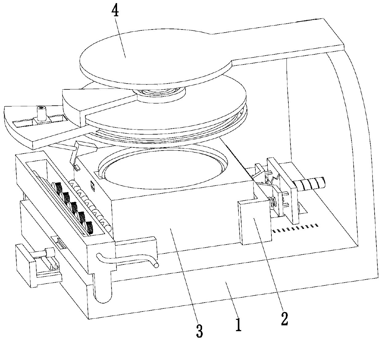 A water injection method demoulding device and demoulding method for the production of glass fiber reinforced plastic products