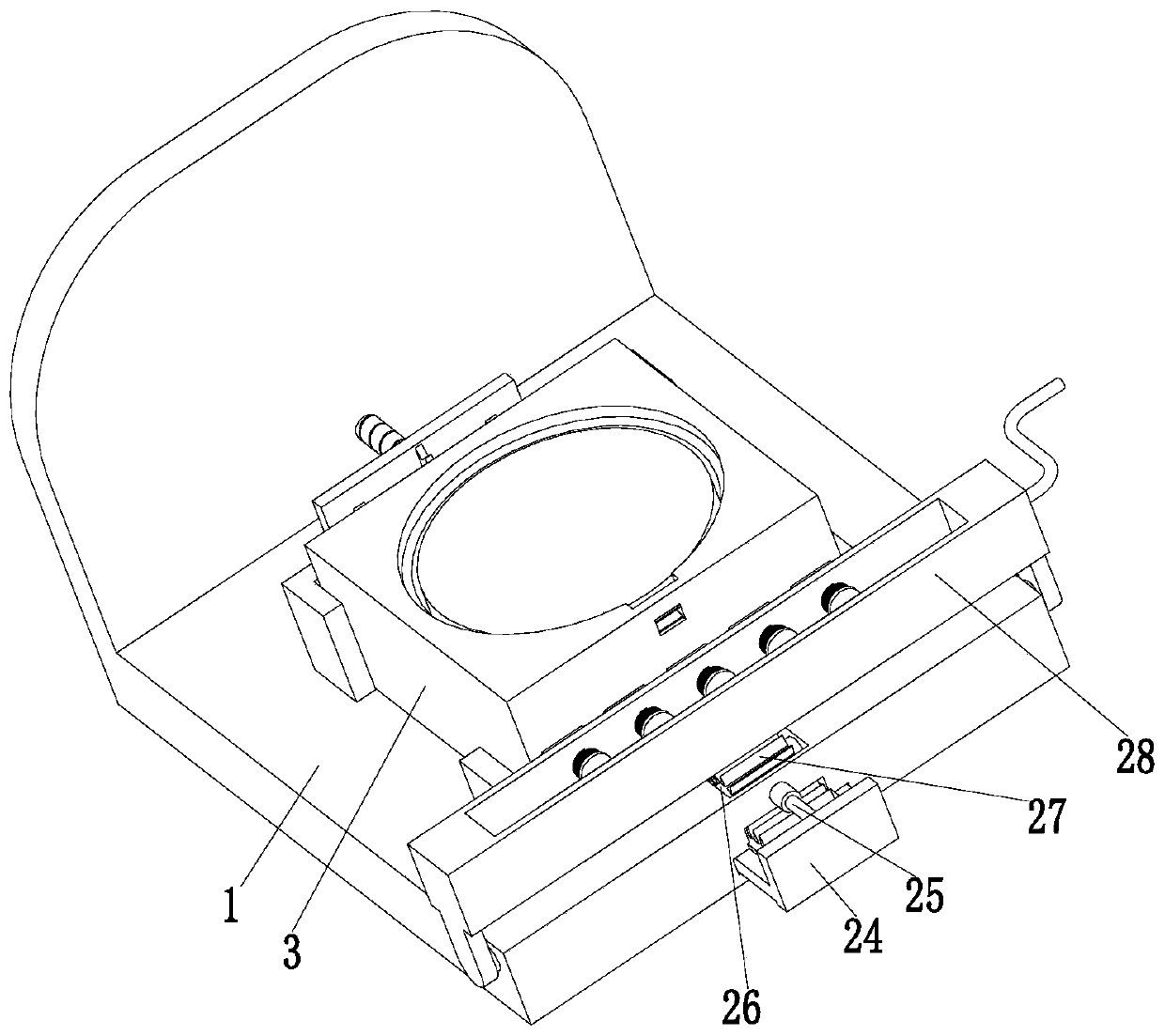 A water injection method demoulding device and demoulding method for the production of glass fiber reinforced plastic products