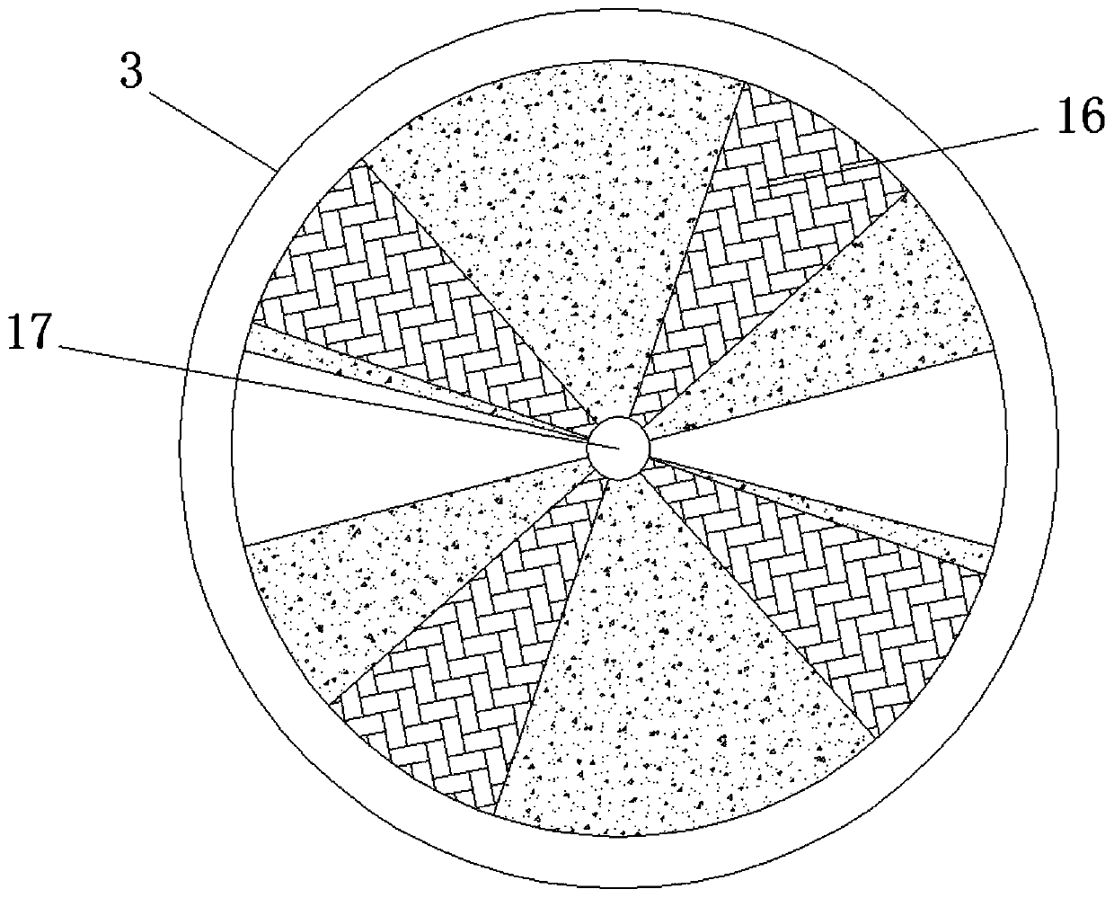 Device for cleaning up stains on surfaces of Go pieces