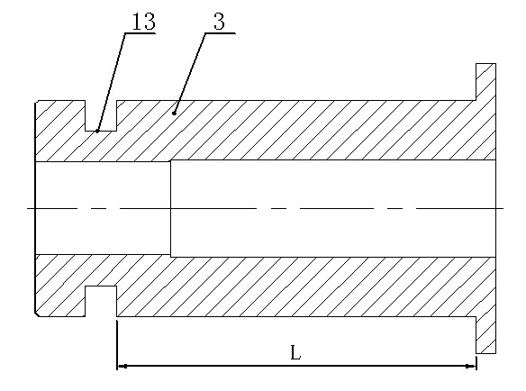 Mechanical press mounting structure of group large-power flat-plate power electronic device