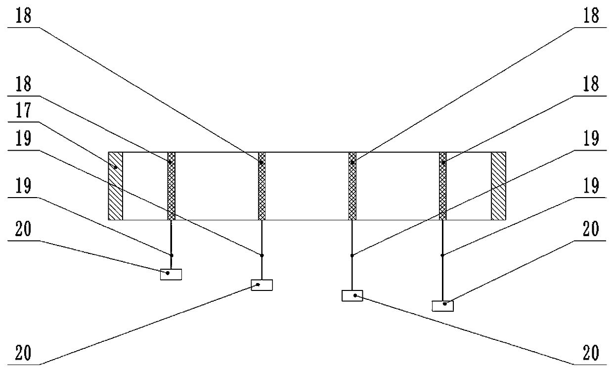 Device and method for preparing diamond film with electric deflection function