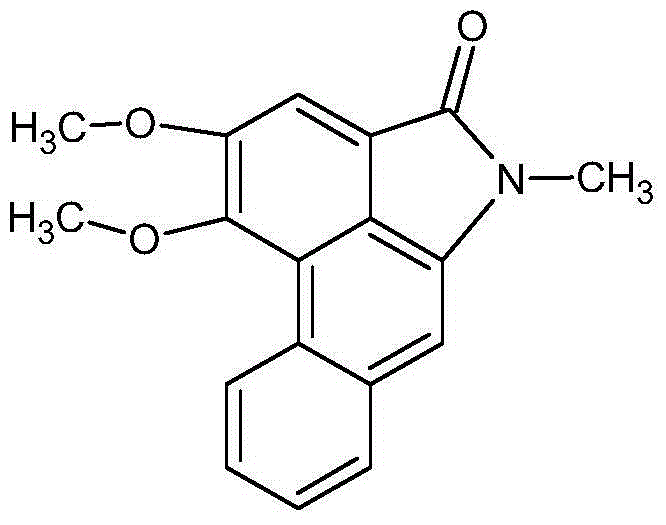 Medicinal application of radix aristolochiae lactam derivative
