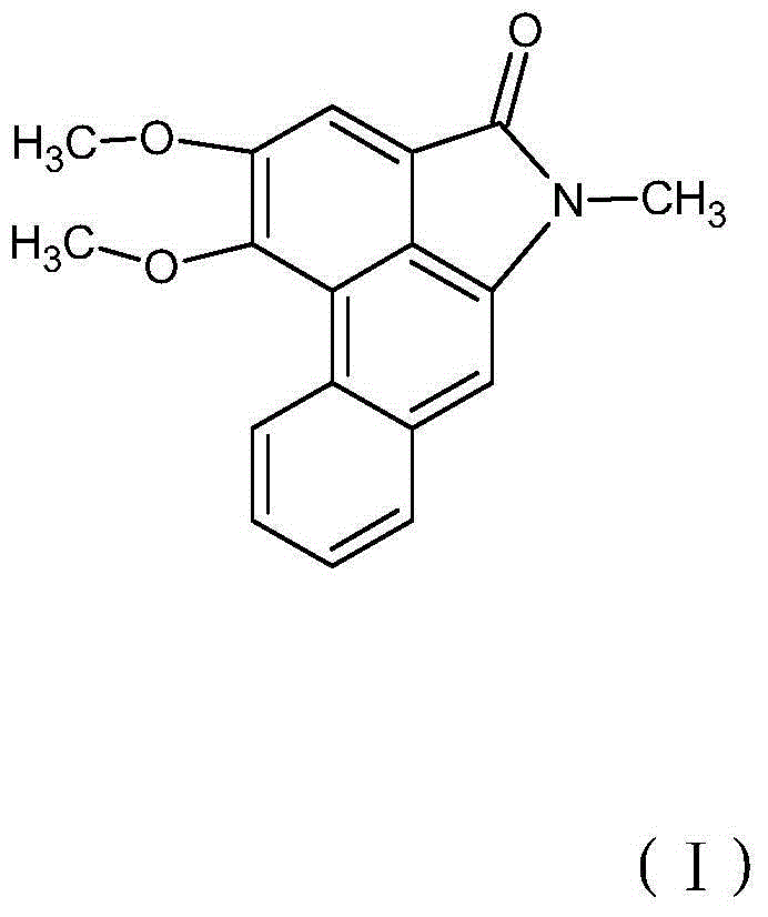 Medicinal application of radix aristolochiae lactam derivative