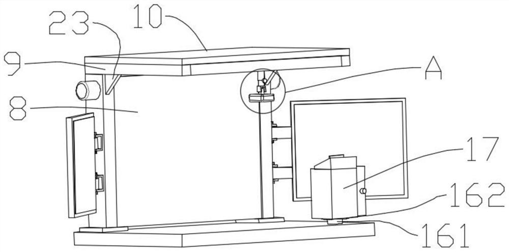 Cultural and artistic communication display platform and use method thereof