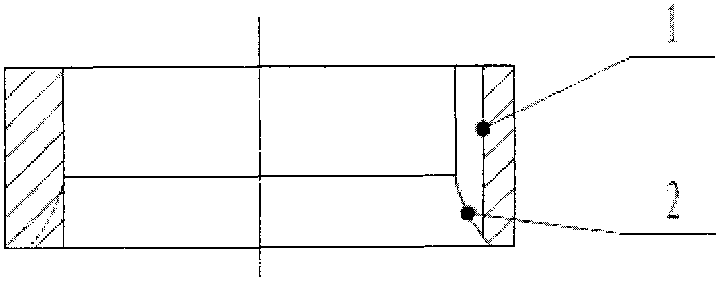 Cover pressing die of threaded mouth ofglass bottle