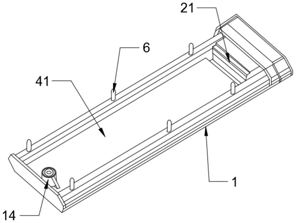 Protective fixing structure for computer hardware