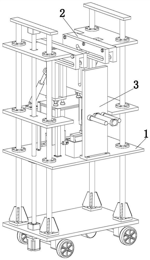 A working method of automatic tiling equipment