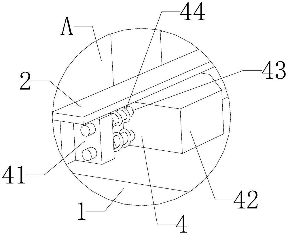 Plate welding machining clamping device capable of achieving adjustment and for dust collection mechanism