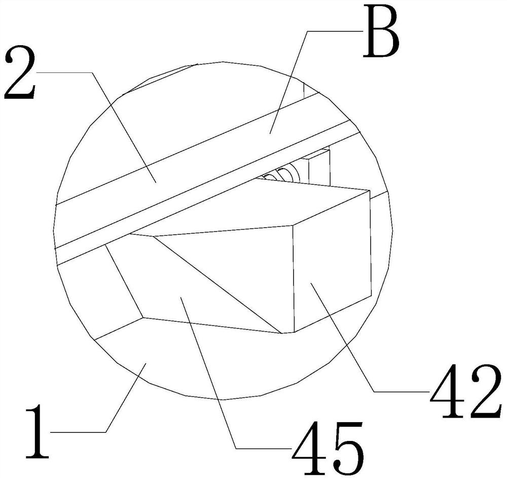 Plate welding machining clamping device capable of achieving adjustment and for dust collection mechanism